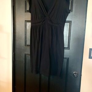 Old Navy Black Midi Dress